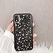 Price comparison product image YSIMEE Compatible with Cases iPhone XR Glitter Bling Sparkly Slim Fit Soft TPU Flexible Silicone Cover Shell Skin Anti-Scratch Shock Absorption Crystal Clear Transparent Gel Back Case,Star Black