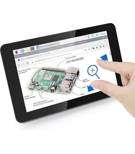Waveshare Display LCD 4 Pollici 480x320 Touchscreen Resistivo Per Ras - Foto 7