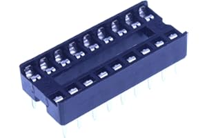 HUABAN 30 trozo DIP-18 DIP18 Tipo plano de la soldadura del adaptador del zócalo de la prueba del IC de la anchura 10mm de la echada 2.54mm del Pin