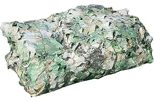 Mitef Red de Camuflaje Resistente de 150D para Camping, Caza, Persianas, Decoración Militar, Desierto