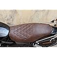 Sahara Seats Harley Davidson Street 750 Seat Cover (Coffee Brown)