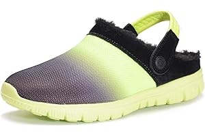 GAATPOT Pantofole Uomo Donna Pantofola Invernali Calde Pelliccia Scarpe da Giardino Ciabatte da Casa Zoccoli e Sabot Comode 36-48