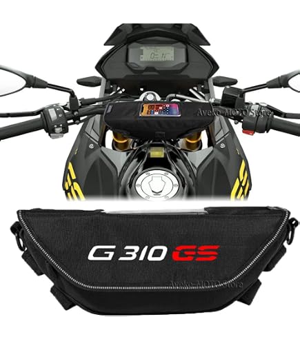 Borsa Da Manubrio Impermeabile Per Moto BMW G310GS/G310R | Porta Telefono E Attrezzi | Nylon Resistente