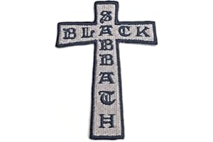 Black Sabbath Patch Cross Band Logo Official One Size