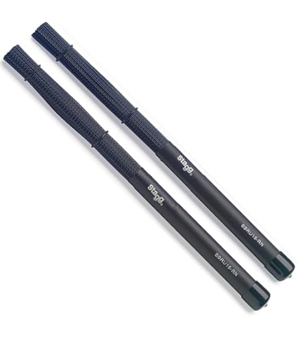 Coppia Di Bacchette Da Drum Ahead - Pennelli Sottili Con Rivestimento In Gomma - Foto 6