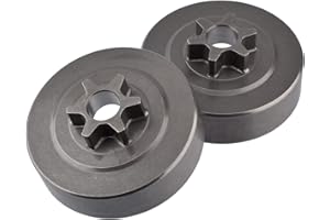 CANCANLE 2 Pezzi 3/8 6 Denti Frizione Tamburo Pignone per STIHL 017 018 021 023 025 MS170 MS180 MS210 MS230 MS250 motosega