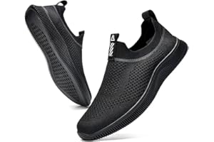 MrToNo Slip On Sneakersy męskie i damskie, buty sportowe, do fitnessu, hali sportowej, buty rekreacyjne, oddychające, lekkie buty do biegania po ulicy, wygodne buty do biegania na świeżym powietrzu