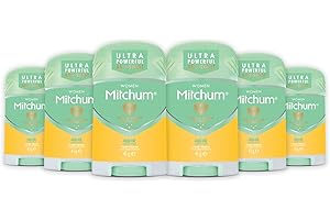 Revlon Mitchum Deodorant und Antitranspirant für Frauen, dreifache Geruchsverteidigung, 48 Stunden Schutz, Pure Fresh, Dermatologen getestet, 41 g (6 Stück)