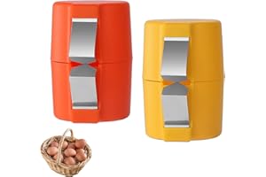 BPTZYLN 2PCS Egg Shell Opener & Separator - Portable Egg Cracking Tool for Home & Dorm Kitchen