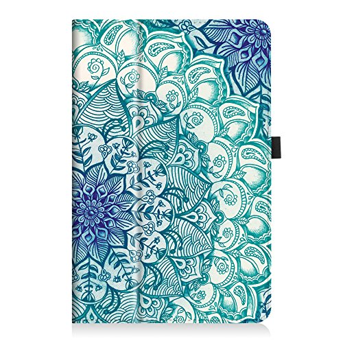Fintie Medion LIFETAB E10501 Hülle Case – Folio Kunstleder Schutzhülle Tasche Cover Etui mit Ständerfunktion und Stylus-Halterung für Medion E10501 LIFETAB MD 60240 25,5 cm (10,1 Zoll HD) Tablet-PC, Smaragdblau - 8