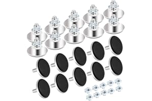CODIRATO 20Pcs Pieds Vérin de Meuble, M8 x 40mm Pieds de Meuble Ajustables, Vis de Réglage pour Pieds de Meuble, Chaise, Table