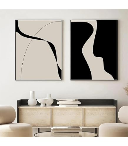 Wandposter 60x60 Cm Ohne Rahmen – Boho Minimalistisch, Hochwertiger Kunstdruck, 200 G/m²