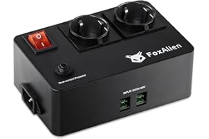 FoxAlien Módulo de relé inteligente para fresadoras CNC y control de husillo