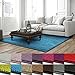 Produktbild Shaggy Teppich Barcelona | weicher Hochflor Teppich für Wohnzimmer, Schlafzimmer und Kinderzimmer | mit GUT-Siegel und Blauer Engel | verschiedene Größen | viele moderne Farben | 200x300 cm | Hellblau