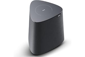 Loewe klang mr1, gris basalto, altavoz multiroom, AirPlay 2, Chromcast, DTS Play-Fi, 30 vatios de potencia total, altavoz inalámbrico