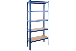 TecTake Etagère de Rangement, Etabli d'Atelier Métallique Murale à Charge Lourde en Acier - Divers Modèles - (Type 1 | n° 402713-3)