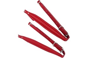 ‎WAKECTS Wakects Akkordeongurte Gepolsterte, Verstellbare Akkordeongurte Bassgurte PU-Schultergurte für 16 Bis 120 Bässe