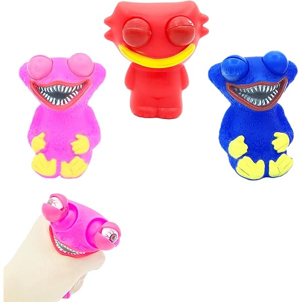 Keychain poppy playtime Huggy Waggy Keychain PVC Silicone Push Pop