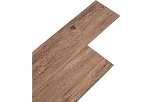 INMOZATA 5,01m² PVC Bodenbelag Selbstklebend Holzoptik Vinylboden Selbstklebend Rutschfeste Wasserfest Schneidbar Laminatboden -91,5cm x 15,2cm -Dicke 2 mm-36 Fliesen-Braun