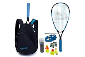 Speedminton Set per anniversario (S800) Limitato Speed Badminton/Crossminton Allround Set con 4 Speeder®, campo da gioco, borsa