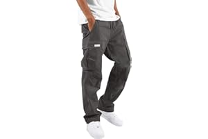 SRZYMJ Cargohose Herren Kurze Hose Herren Sommer Arbeitshose Herren Sommer Kurz Leinen Herren Hose Sweatpants Herren Cargohose Lang Arbeitshosen Off Hose Herren