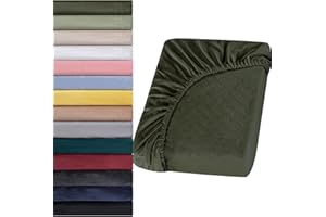 Soifox Jersey ciepłe prześcieradło z gumką 90 x 200 cm do 100 x 200 cm, pluszowe, aksamitnie miękkie, przytulne, puszyste kaszmirowe, dotykowe, prześcieradło na łóżko kontynentalne, materac topper,