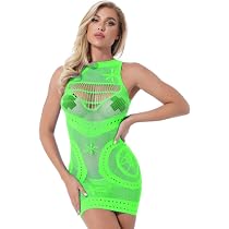 Frauen Sexy Fischnetzkleid Party Weibliche Bodycon-Kleid Clubwear ...