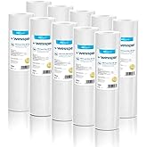 10 x Wessper 10" Cartridge Filters for Polypropylene Spun Sediments, Water Powered Pole and Particulate Filtration