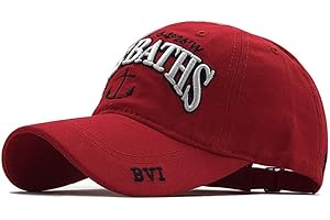 NOGA Cappello da baseball tridimensionale con grande lettera ricamata, cappello da sole, berretto da baseball in cotone + poliestere