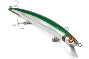 Seaspin MOMMOTTI 180 Lip SF Artificial per la Pesca in Mare, PG-Luce, 180 mm