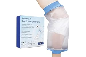 Bodiiwuliu Reutilizable Protector de Escayola Impermeable Piernas, Impermeable para Proteger el Piernas Durante la Ducha y el Baño, Cómodo y Ligero,Apto para la Mayoría