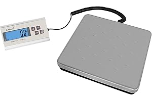 Escali 120S Granda Platform, bilancia a variazione 264 Lb / 120 Kg, 1x1, acciaio inox, argento