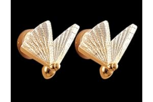 KRIPINC Lampada da Parete a Farfalla, Applique Tiffany da Parete Postmoderna, Applique da Parete Led Decorativa Nordica per Soggiorno, Camera da Letto, Comodino (Grande X 2, Transparent)