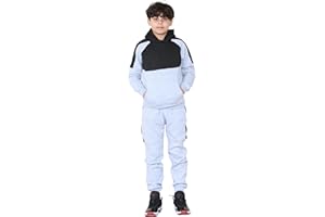 Malay Kids Boys Tracksuit Hoodie Joggers Set Age 5-13 Years Loungewear Outfit