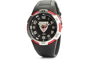Athletic Club de Bilbao - Reloj Oficial analógico Infantil RE01AC07, Movimiento japonés, con Correa de Caucho, Sumergible y Resistente.