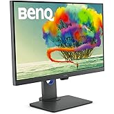 BenQ PD2705Q Grafiker Monitor (AQCOLOR Technologie, 27 Zoll, QHD, IPS, USB-C-Laden, DP / HDMI, KVM, Hardware kalibriert, Höhe