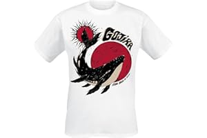 Gojira Whale Sun Moon Männer T-Shirt weiß Band-Merch, Bands
