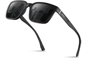 gesruny ㅤ Polarisiert-Sonnenbrille-Herren-Damen-Sonnenbrillen-Unisex-Schwarz-UV400-Retro-Vintage-Klassisch-Golf-Fahren-Angeln-Reisebrille-Outdoor-Sportarten Mode Sonnenbrille