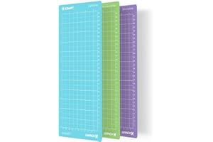 Xinart Schneidematte für Cricut Joy Plotter Matten 30,5 cm x 11,4 cm, Variety Grip Kompatibel mit Cricut Joy Zubehör (3 STK, 4,5 x 12 Zoll) Langlebige, klebende, rutschfeste
