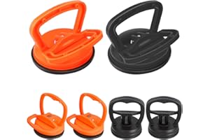 95STREET 6 Pezzi Ventosa per Carrozzeria Auto, per Piastrelle Attrezzi Riparazione di Ammaccature Dello Schermo (Una Grande e Quattro Piccole)