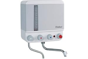 Vaillant 005122 Chauffe-eau VEK avec avertisseur sonore Blanc/gris clair 5 l 2,4 kW 230 V 3809012