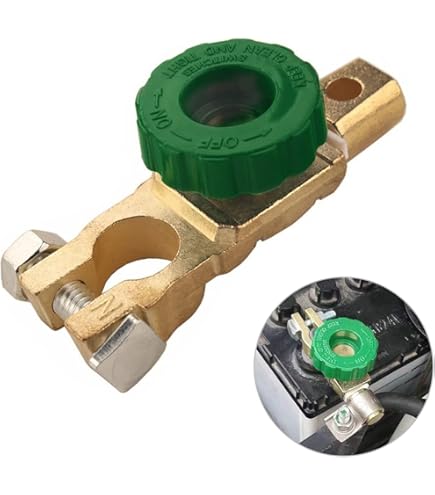 JZK Interrupteur Coupe-batterie 12V 24V Pour Voiture, Caravane Et