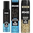 AXE Signature Champion Long Lasting No Gas Body Deodorant Spray For Men 200 Ml,Axe Gold Temptation Long Lasting Deodorant Bodyspray For Men, 215ml