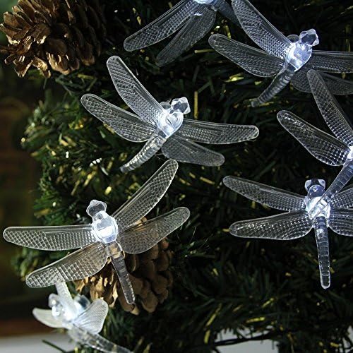 Katomi 20 LED Solar Light LED string lights dragonfly outdoor dragonfly garden courtyard decorated holiday decorations
