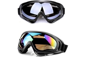 MUSELK Occhiali da Sci,Occhiali da Motocross Occhiali da Snowboard per Attivit All'Aperto come Ciclismo, Snowboard,Sci,Anti-Nebbia Protezione UV Unisex