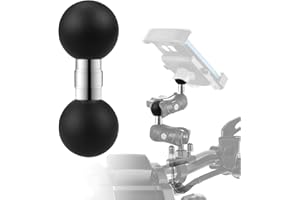 BANTI Ram Mount Moto Accessori Supporto a Sfera da 1 pollici a Testa Sferica Compatibile con RAM Dual Ball Socket Arm Ball Adapter per Moto Bici 25mm