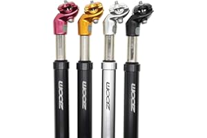 DJC Components Aluminium Bike Suspension Seatpost Shock Absorber Damper Post 27.2 30.9 31.6 mm, Multicolor, Mountain Bike