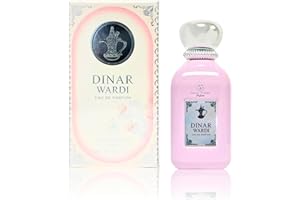 FRENCH ARABIAN PERFUMES Dinar Wardi - 100 ml - Perfumy dla kobiet - Zapach z wanilii i jaśminu - Luksusowy arabski zapach - Długotrwały