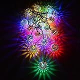 Solar Lichterkette ,Kondisco 20er LED 5 Meter Solar Lichterkette Wasserfest Garten Außen Weihnachten Dekoration für Garten, Terrasse，Geburtstag, Haus, Party, Weihnachtsbaum， Weihnachten Party (mehrfarbig) - 4