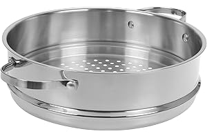 GRÄWE Panier vapeur en acier inoxydable de 28 cm pour cuiseur vapeur Pro-Line, insert vapeur robuste pour une cuisson saine des légumes, du poisson et de la viande, acier inoxydable 18/10 de qualité